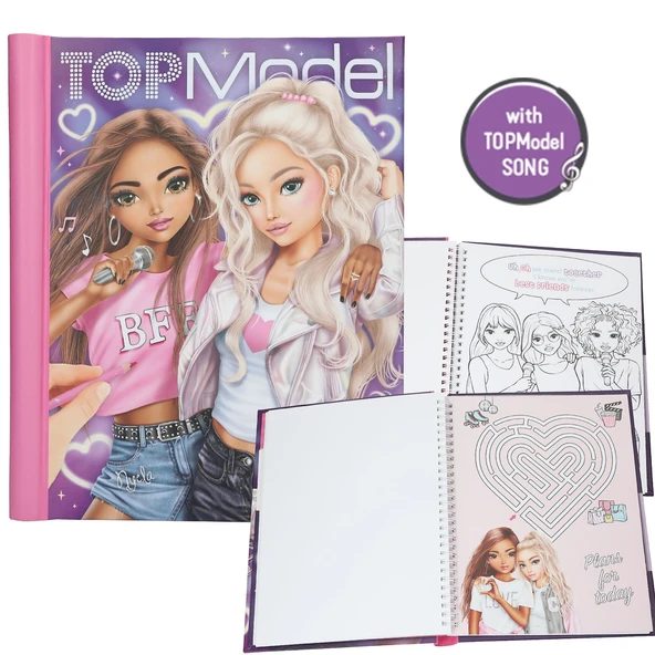TOPModel MY BFF LED ve Sesli Boyama Defteri | Stickerlı, Işıklı Kapak, En İyi Arkadaşlar ürün görseli 1