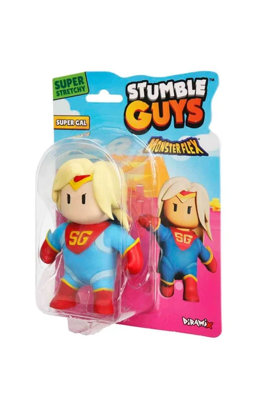 Stumble Guys Stretch Figür - Super Gal - Resim 3