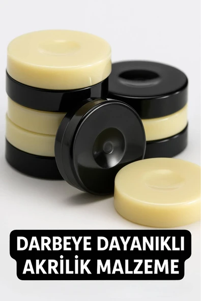 Akrilik Tavla Taşı Seti - Resim 3