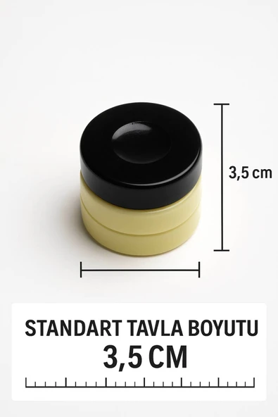 Akrilik Tavla Taşı Seti - Resim 4