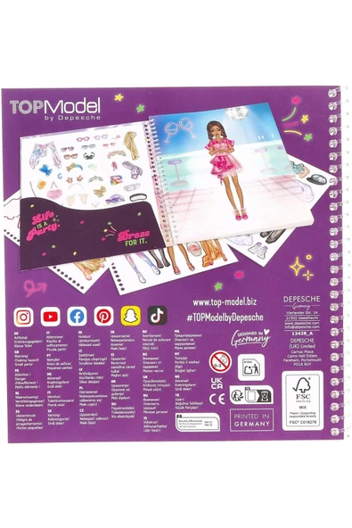 Topmodel Parti Çıkartma Kitabı - Resim 6