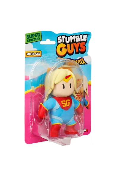 Stumble Guys Stretch Figür - Super Gal - Resim 2