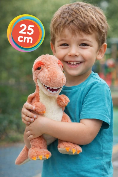 25 cm Peluş T-Rex Dinozor Oyuncak  – Yumuşak Sevimli T-Rex, Çocuklar İçin Hediye ürün görseli 1