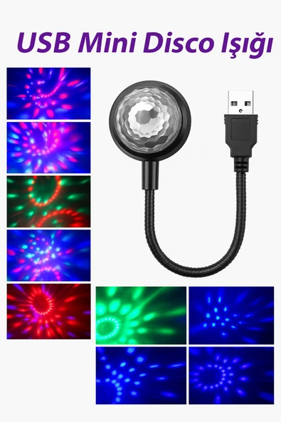 USB ile Her Yerde Disko GlowRide – Ev, Araç ve Motosiklet Işığı ürün görseli 1