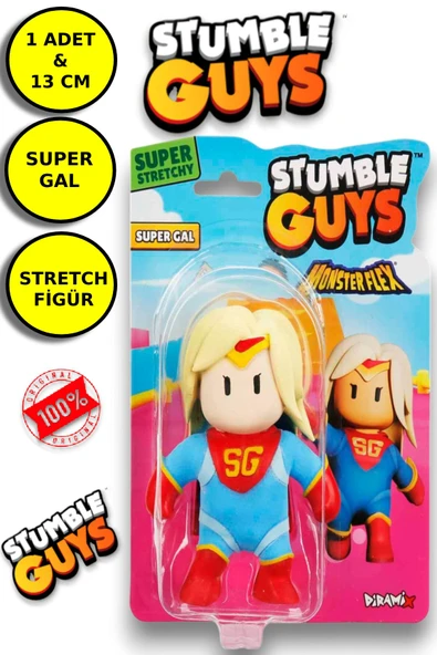 Stumble Guys Stretch Figür - Super Gal ürün görseli 1