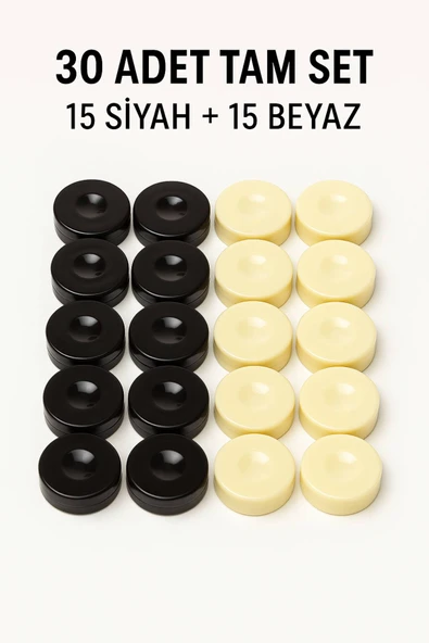 Akrilik Tavla Taşı Seti ürün görseli 1