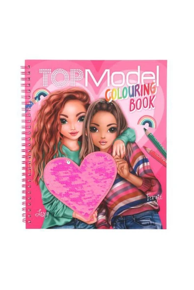 TOPModel Parıltılı Boyama Kitabı - Resim 5