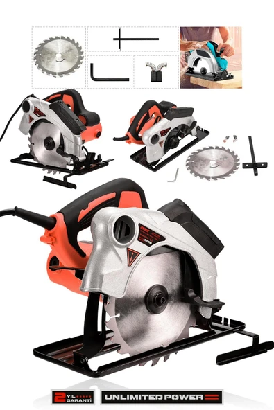 Assur 1400W Elektrikli 185 Mm Daire Testere Makinesi ürün görseli 1