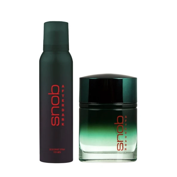 Snob Erkek After Dark 100 ml EDT + After Dark Deodorant 150 ml ürün görseli 1