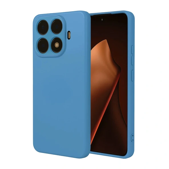Xiaomi Mi 15t Pro Nano İçi Kadife Silikon - Mavi ürün görseli 1