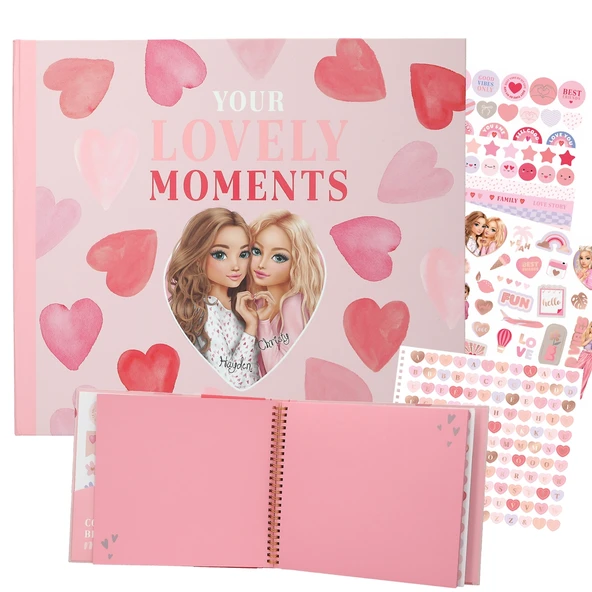 TOPModel DIY Fotoğraf Albümü | 340 Stickerlı Kız Çocuk Hatıra ve Anı Albümü ürün görseli 1