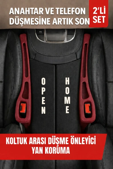 Bordo Araba Koltuk Arası Düşme Önleyici Yan Koruma ürün görseli 1