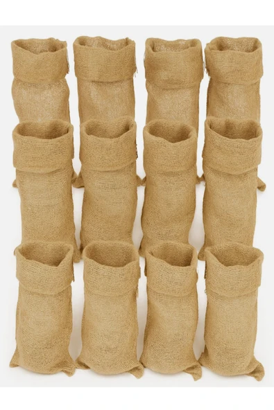 KÜTÜKhouse Jüt Naturel Çuval 60x30 cm 12 Adet ürün görseli 1