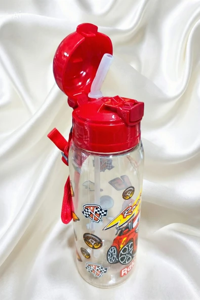 askılı pipetli 500 ml suluk/ matara ürün görseli 1
