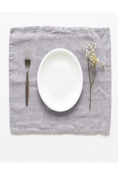 KÜTÜKhouse Açık Gri Amerikan Servis 2'li Set 35x45cm ürün görseli 1
