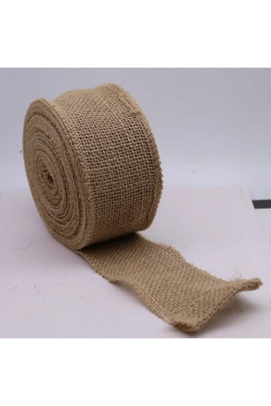 KÜTÜKhouse Jüt Şerit Kumaş 5 Cm Düz ürün görseli 1