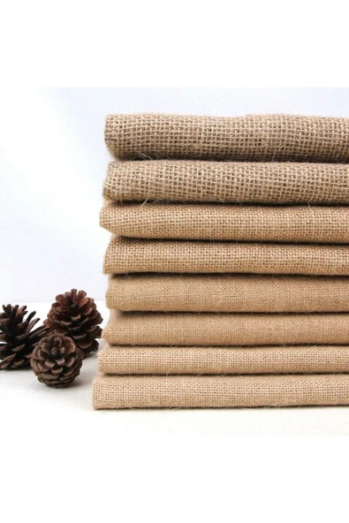 KÜTÜKhouse Natürel Jüt Kumaş 100 cm ürün görseli 1