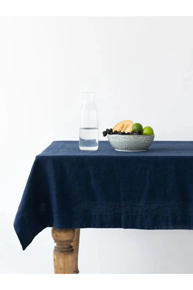 KÜTÜKhouse lacivert Masa Örtüsü 150x180 cm ürün görseli 1