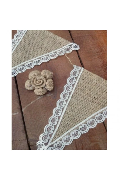 KÜTÜKhouse Jüt Flama Üçgen 10'lu Paket ürün görseli 1