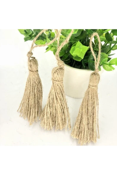 KÜTÜKhouse Naturel Jüt Püskül 15 Adet ürün görseli 1