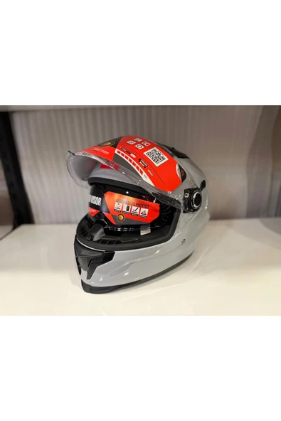 MT Helmets KASK MT BRAKER SV SOLİD A12 PARLAK NARDO GRİ - Resim 2