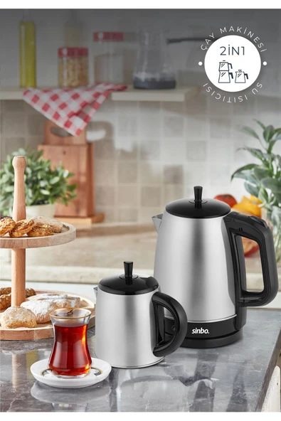 Sinbo STM-5845 Elektrikli Çay Seti - Resim 2