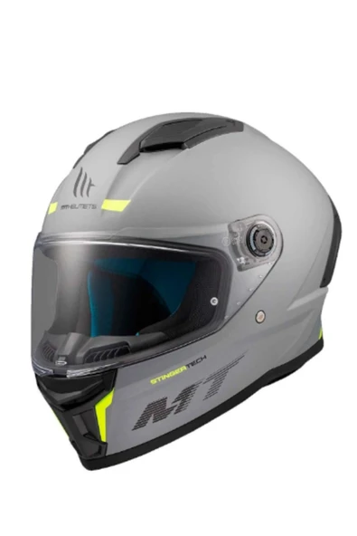 MT KASK STINGER 2 SOLID A12 PARLAK MOTOSİKLET KASKI ürün görseli 1