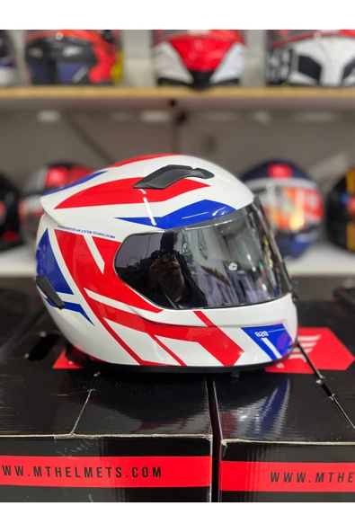 Sway Sw 820 Dakar 2 full face kask - Resim 7