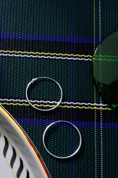 925 Ayar Gümüş Halka Küpe 1,2 mm - 2,5 mm ürün görseli 1
