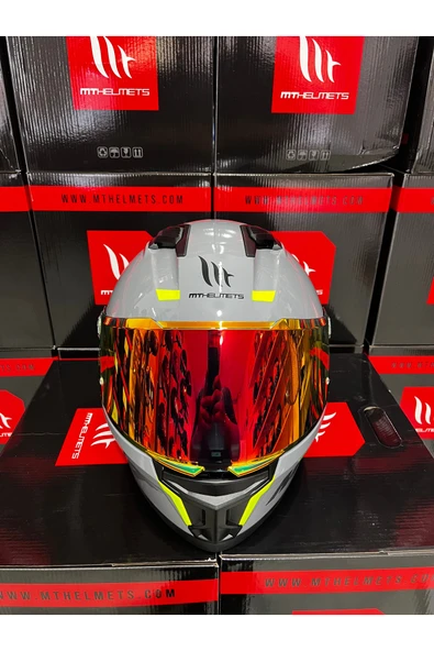MT Helmets Stinger 2 nardo gri kask (şeffaf vizörlü biçimde) gönderilecektir ürün görseli 1