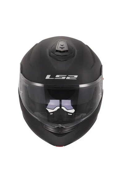 LS2 STROBE 2 MAT SİYAH KASK - Resim 3