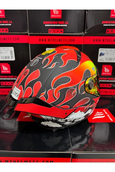PTTAVM: MT Helmets Thunder 4 Sv Yamanaka b3 (şeffaf vizörlü