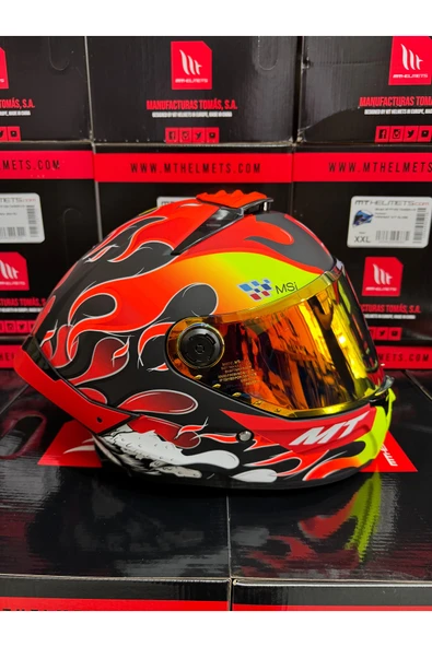 MT Helmets Thunder 4 Sv Yamanaka b3 (şeffaf vizörlü biçimde) gönderilecektir ürün görseli 1