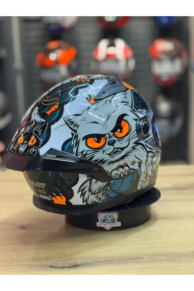 MT Helmets MT BRAKER THE KING A7 PARLAK - Resim 4
