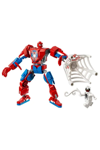 ® Marvel Örümcek Adam Robotu, Anti Venom’a Karşı 76308 - 6+ Çocuklar için Oyuncak Yapım Seti (107P) ürün görseli 1