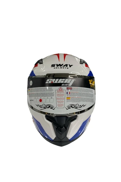 Sway 820 Dakar 2 Full Face Motosiklet Kaskı ürün görseli 1