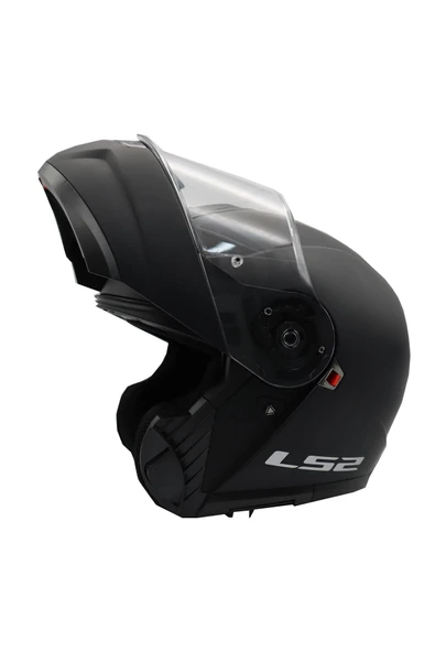 LS2 STROBE 2 MAT SİYAH KASK - Resim 5