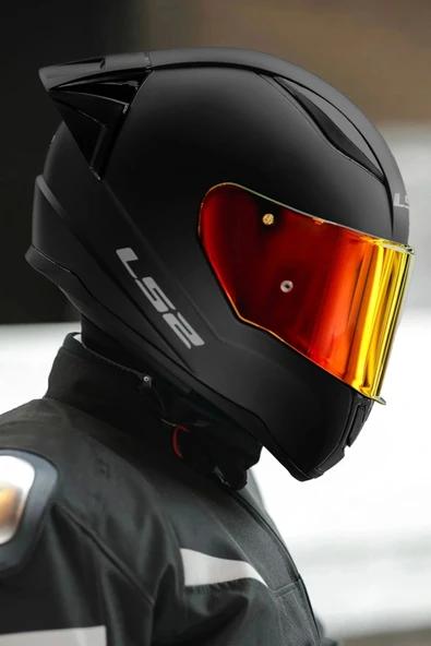 LS2 RAPID 2 RACE MAT SİYAH KASK ürün görseli 1