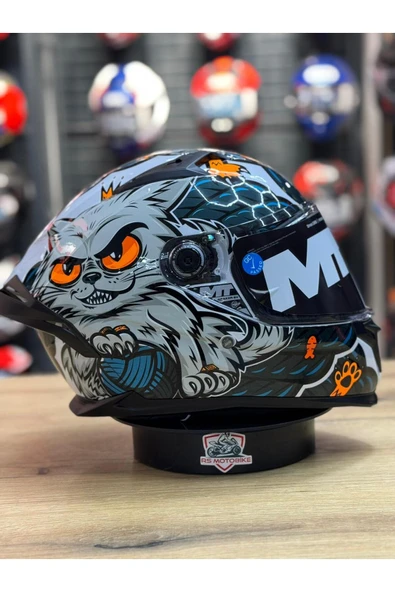 MT Helmets MT BRAKER THE KING A7 PARLAK - Resim 2