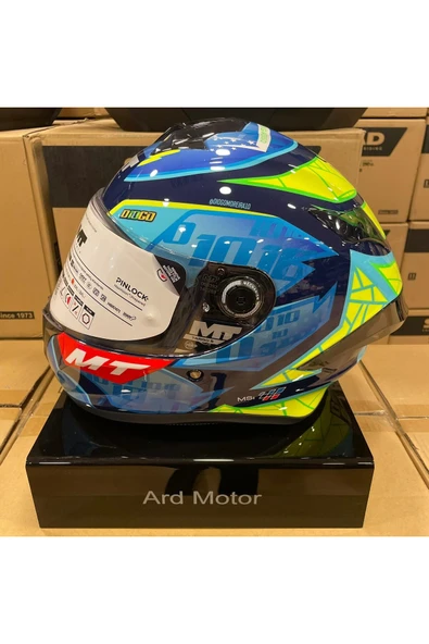 MT Helmets MT TARGO S DIOGO MOREIRA C7 PARLAK KASK ürün görseli 1