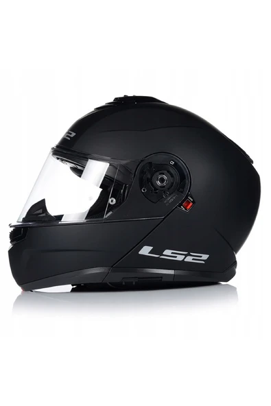 LS2 Strobe 2 Mat Siyah Motosiklet Kaskı - Resim 4