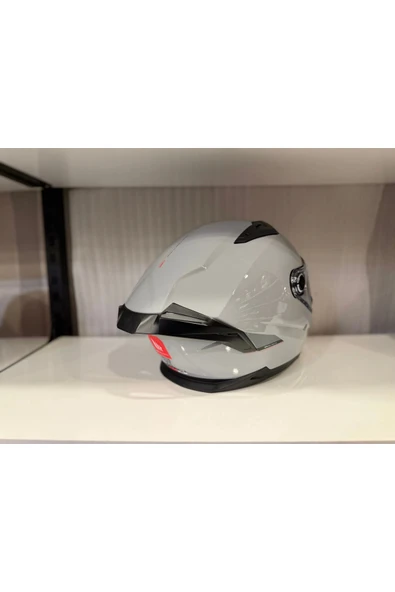 MT Helmets KASK MT BRAKER SV SOLİD A12 PARLAK NARDO GRİ - Resim 6