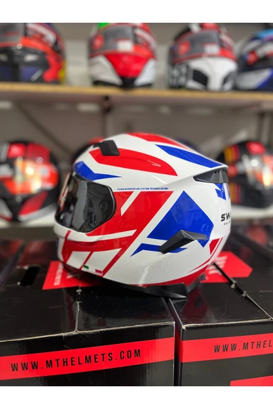 Sway Sw 820 Dakar 2 full face kask - Resim 4