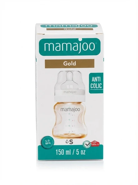 mamajoo Gold Anti-Colic Biberon 150 ml S Akış ürün görseli 1