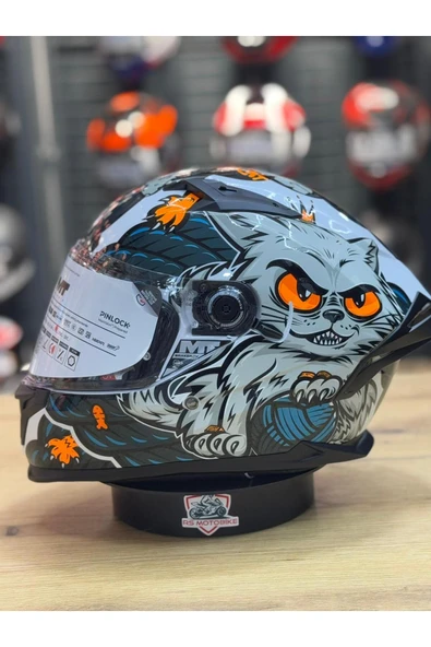 MT Helmets MT BRAKER THE KING A7 PARLAK ürün görseli 1