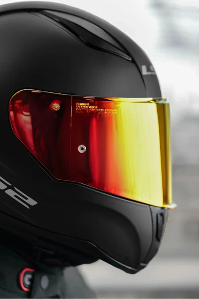 LS2 RAPID 2 RACE MAT SİYAH KASK - Resim 5