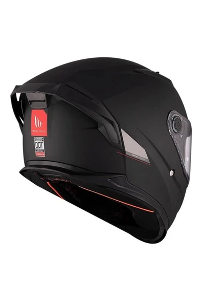 MT Helmets MT BRAKER SLD A1 MAT SİYAH M - Resim 3