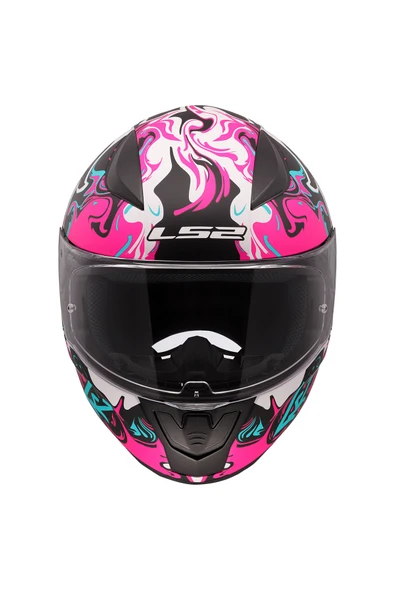 LS2 RAPID 2 CYBERG MAT KASK - Resim 8