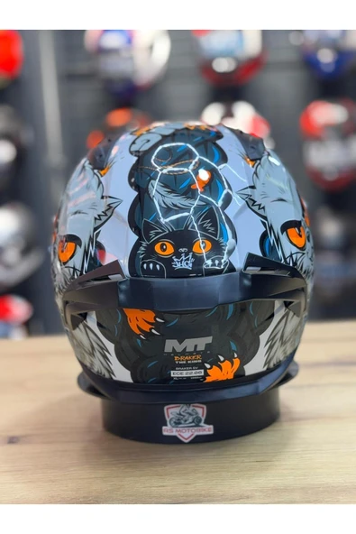 MT Helmets MT BRAKER THE KING A7 PARLAK - Resim 6