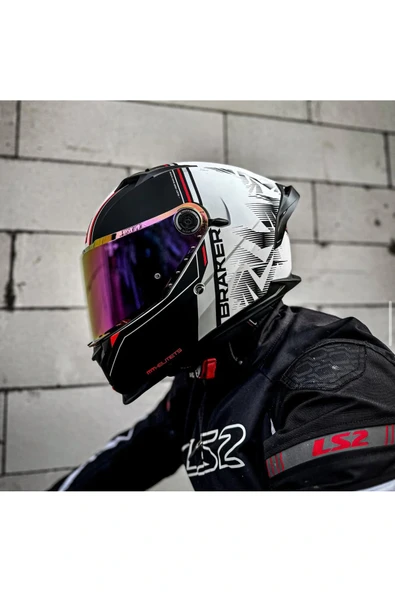 MT Helmets Braker Sv charm kask (şeffaf vizörlü biçimde) gönderilecektir ürün görseli 1